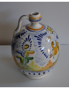 JARRÓN ASA AZUL Y AMARILLO