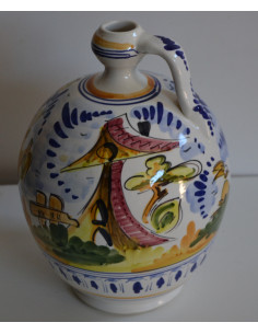 JARRÓN ASA AZUL Y AMARILLO 2