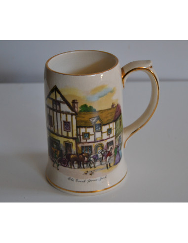 JUEGO 6 JARRAS BLANCAS SADLER ENGLAND