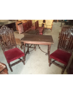 CONJUNTO MESA Y DOS SILLAS