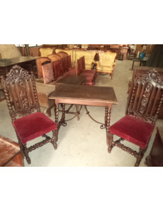 CONJUNTO MESA Y DOS SILLAS 2