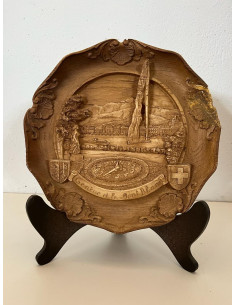 PLATO DE MADERA FRANCES